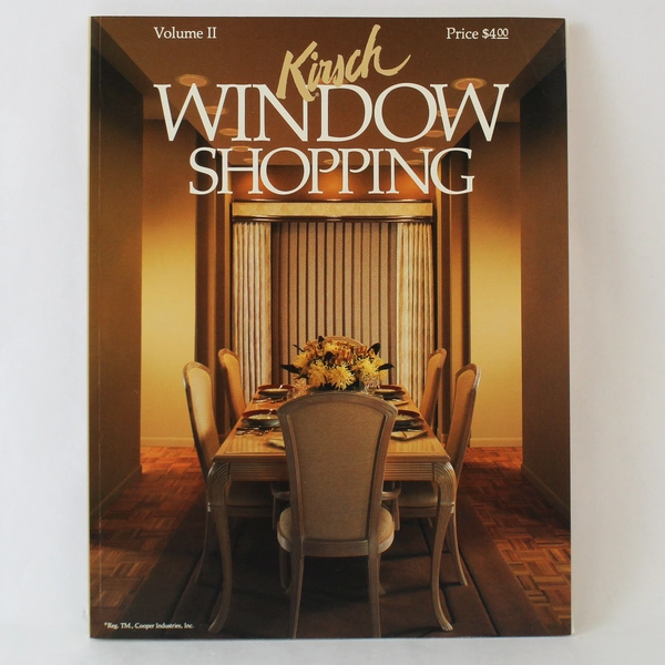 Kirsch Window Shopping Vol 2 Window Treatment Catalog 1987 Paperback