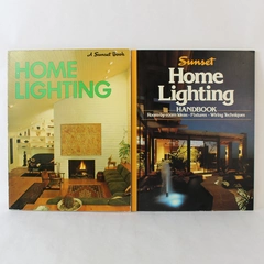 Lot of 2 Vintage Sunset Home Lighting Design Paperbacks - Pre-owned