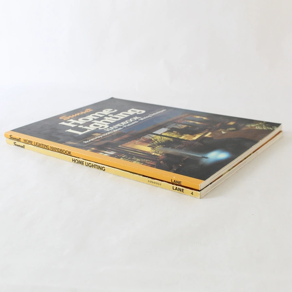 Lot of 2 Vintage Sunset Home Lighting Design Paperbacks - Pre-owned