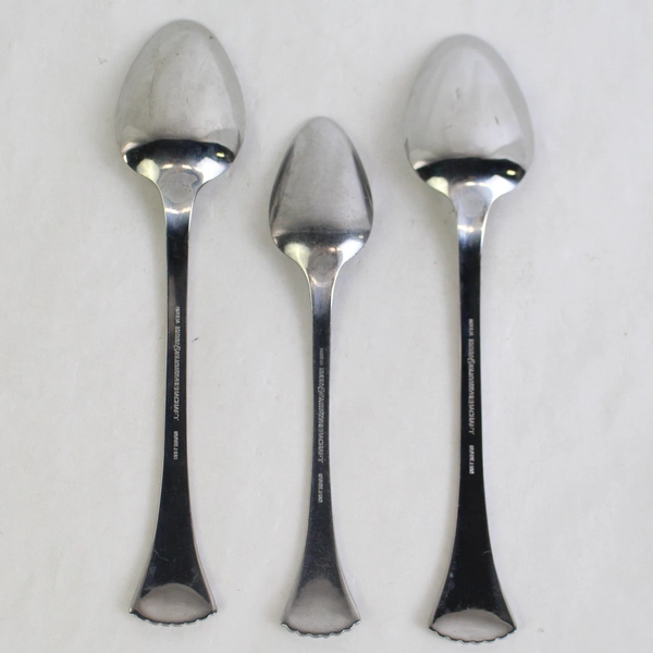3 PC Set of Reed & Barton Bretton Woods-Shell Stainless Steel Spoons