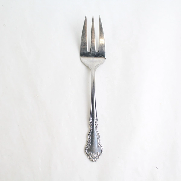 2 PC Set Reed & Barton Brunswick 18/10 Stainless Steel Serving Fork & Spoon