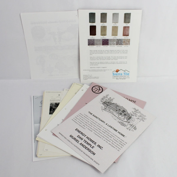 Lot of Home and Garden Design Flyers and Paper Ephemera