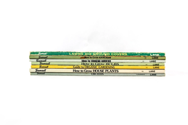 Lot of 7 Vintage Sunset Books Gardening & Landscaping Guide Books Lane Books