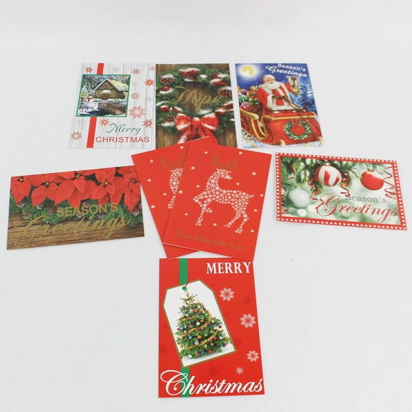 Lot of 36 Christmas House Greeting Cards & 32 Envelopes - New Condition