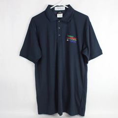 Aramak Men's Blue Polo for Wagner's Fresh Market Employee Uniform Size Large 