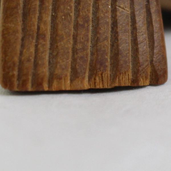 Vintage Hand Carved Wood Bust Woman Head 4.75"