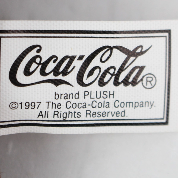 1997 Coca-Cola Reindeer Bean Bag Plush with Tag - Very Good Condition