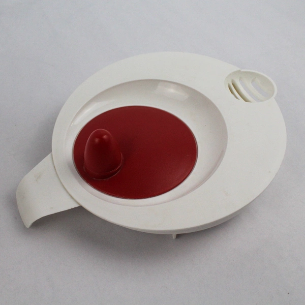 Vintage 3 Piece Blue Lid Large Salad Spinner Plastic White Wind Up Handle