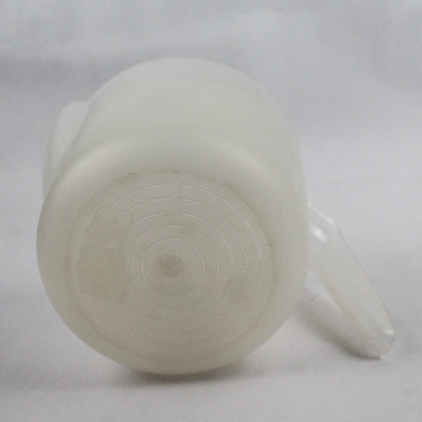 Vintage 3 Piece Blue Lid Large Salad Spinner Plastic White Wind Up Handle