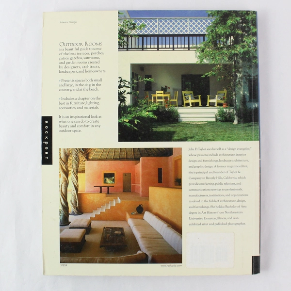Outdoor Rooms by Julie Taylor 2001 Paperback - Outdoor Design Ideas