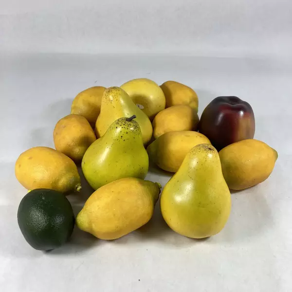 Lot of 14 Artificial Fruit - Lemons, Pears, Apple & Lime - Home Décor