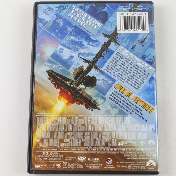 Star Trek DVD 2009 Chris Pine Paramount Pictures PG13