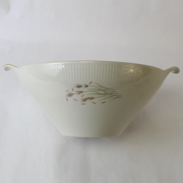 Vintage Spenzo Bavarla Gisela White Ceramic Lidded Serving Dish