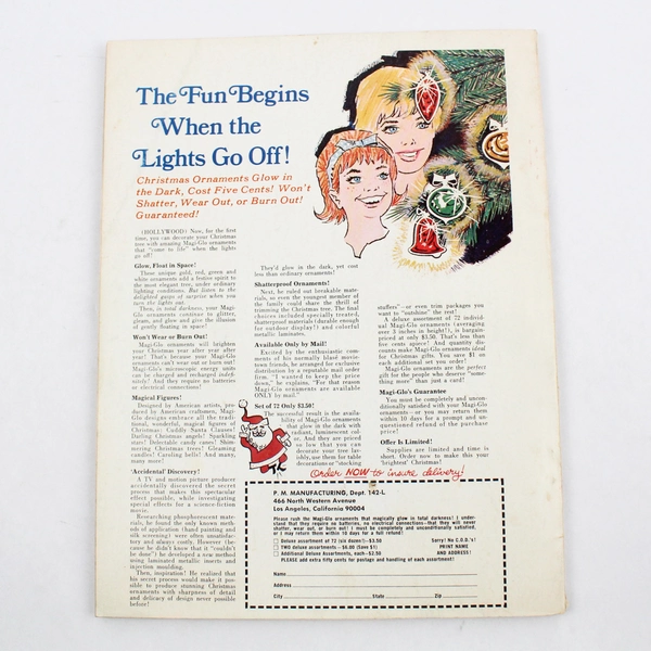 Today's Woman Christmas Ideas #19 1972 Magazine Hansel & Gretel Cottage