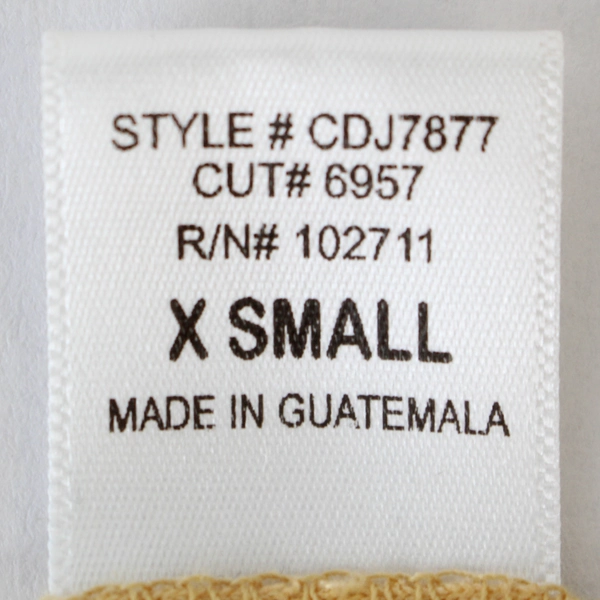 Gibson Women's Beige 3/4 Sleeve Cropped Blouse Top XS Good Pre-Owned Condition