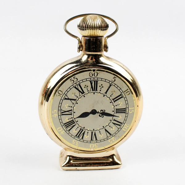 Vtg Avon Daylight Shaving Saving Time 6 Oz Empty After Shave Clock Bottle W/ Box