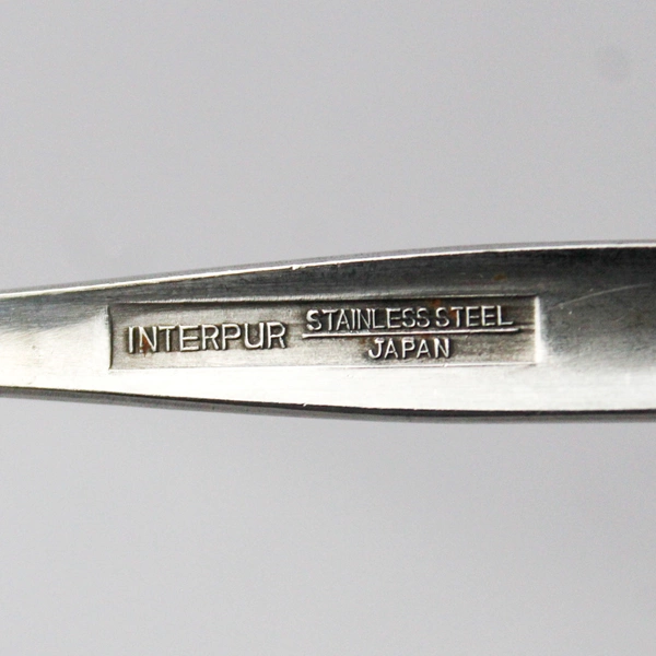 Set of 2 Interpur INR7 Stainless Steel Flat Handle Butter Knives