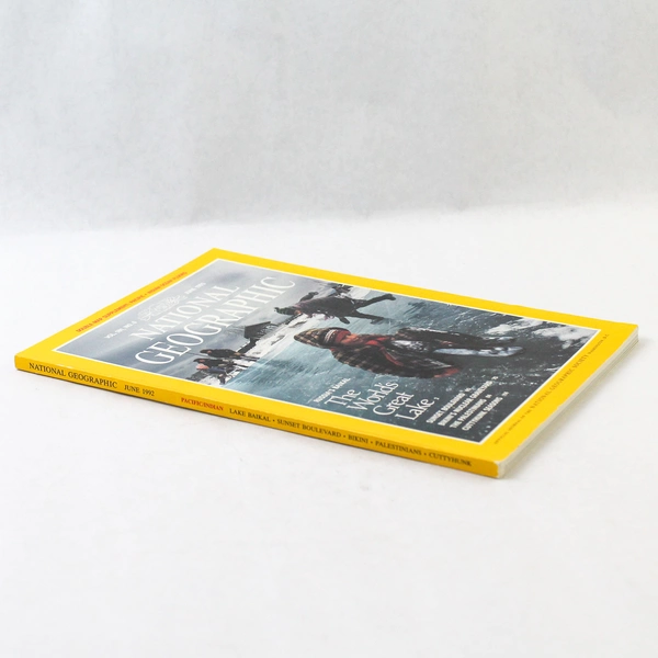 Vintage National Geographic Magazine June 1992 - Russia's Baikal Feature