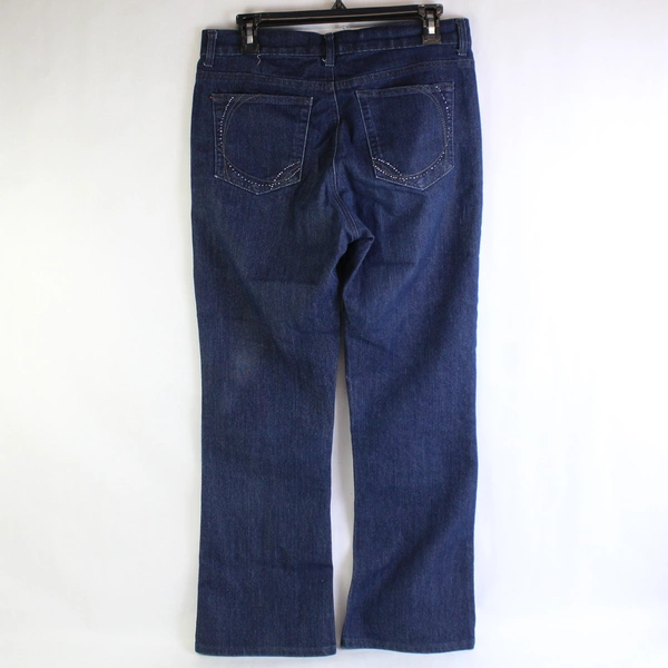 Gloria Vanderbilt Gabby Bootcut Dark Blue Denim Jeans Size 6 Average