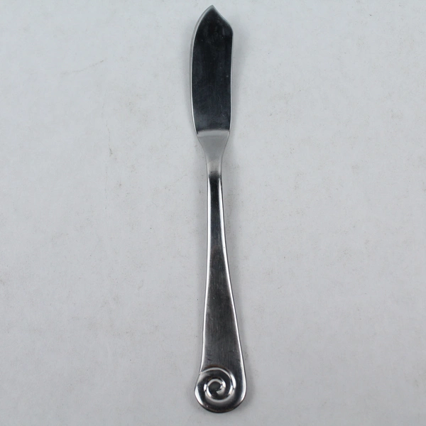 Robert Welch Ammonite Glossy 18/10 Stainless Steel Butter Knife 6.75 Inches