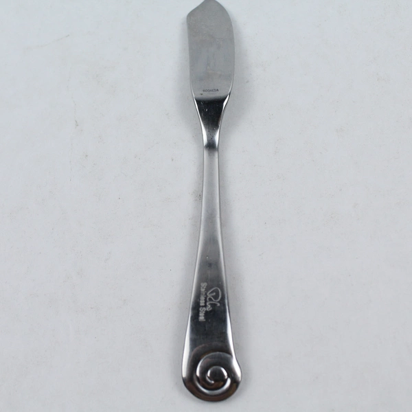 Robert Welch Ammonite Glossy 18/10 Stainless Steel Butter Knife 6.75 Inches