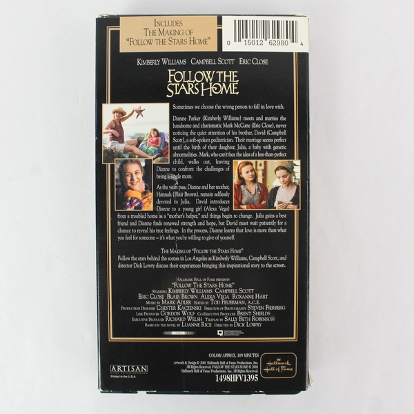 Follow the Stars Home Gold Crown Collector's Edition VHS - Hallmark Movie