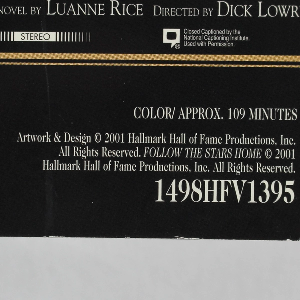 Follow the Stars Home Gold Crown Collector's Edition VHS - Hallmark Movie