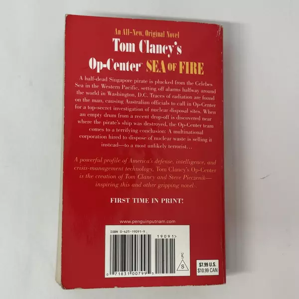 Tom Clancy's Sea of Fire: Op-Center 10 by Steve Pieczenik and Jeff Rovin 2003