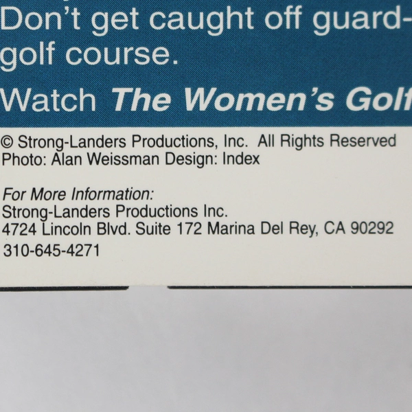 The Women's Golf Guide VHS 1995 - Strong-Landers Productions, Golf Basics