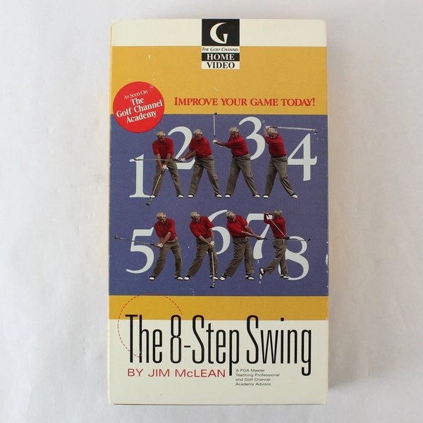 The 8-Step Swing by Jim McLean VHS 1997 Golf Channel Academy