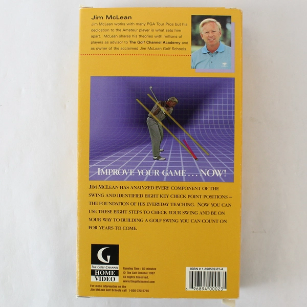 The 8-Step Swing by Jim McLean VHS 1997 Golf Channel Academy