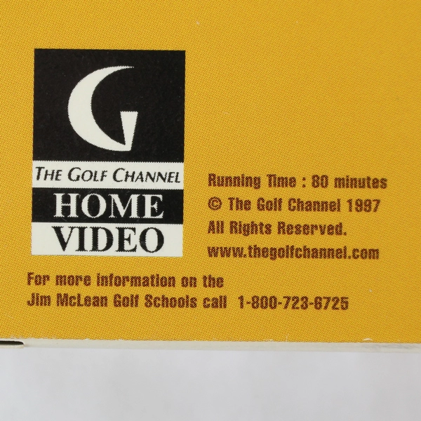 The 8-Step Swing by Jim McLean VHS 1997 Golf Channel Academy