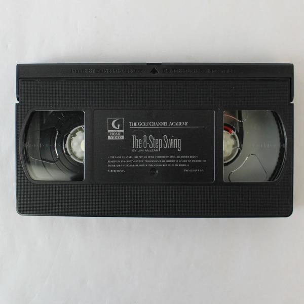 The 8-Step Swing by Jim McLean VHS 1997 Golf Channel Academy