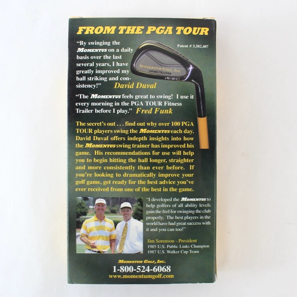 Momentus Swing Training VHS - Making a Momentus Swing - Golf Instruction