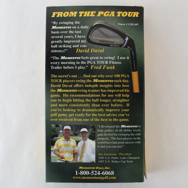 Momentus Swing Training VHS "Making a Momentus Swing" - Golf Instructional