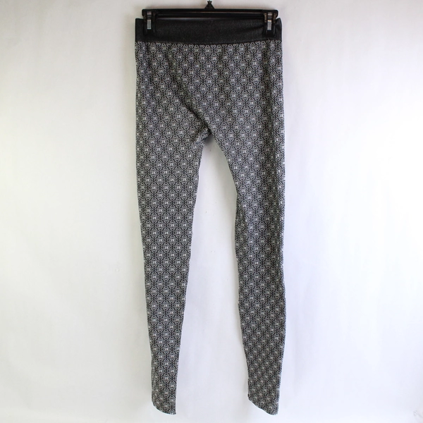 Connection 18 Women's L/XL Gray Pattern Leggings