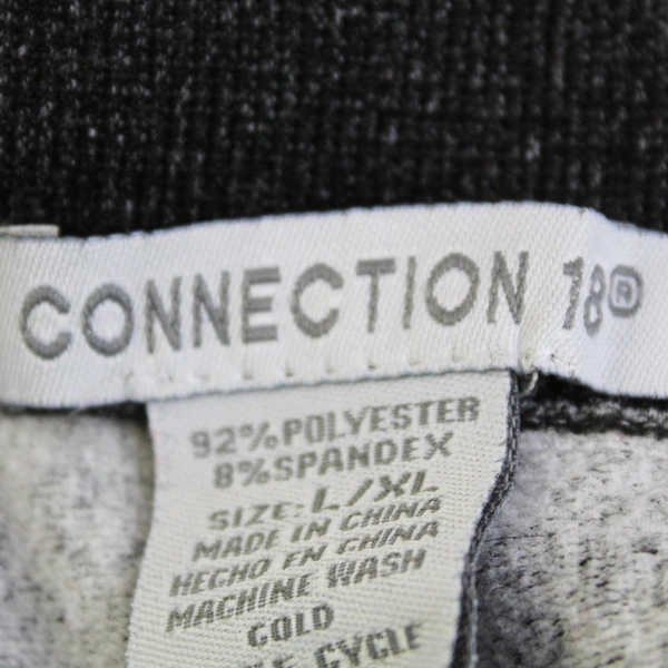 Connection 18 Women's L/XL Gray Pattern Leggings
