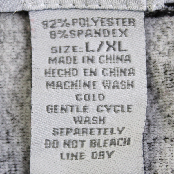 Connection 18 Women's L/XL Gray Pattern Leggings