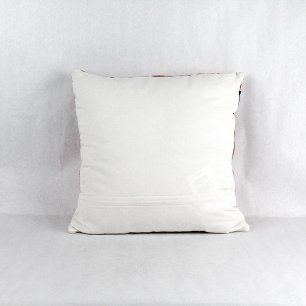 French Connection Home Orange Ombré Square Throw Pillow Cushion 17x16"