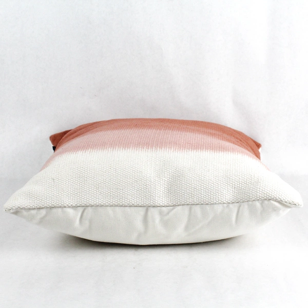 French Connection Home Orange Ombré Square Throw Pillow Cushion 17x16"