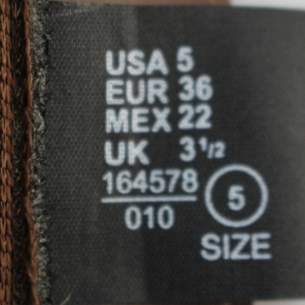 Lower East Side Brown Faux Leather Knee High Zip Up Boots Women's Size 5