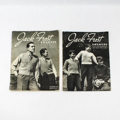 Lot Of 2 Jack Frost Knitting Pattern Books Volumes 54 & 58 1950s Paperback