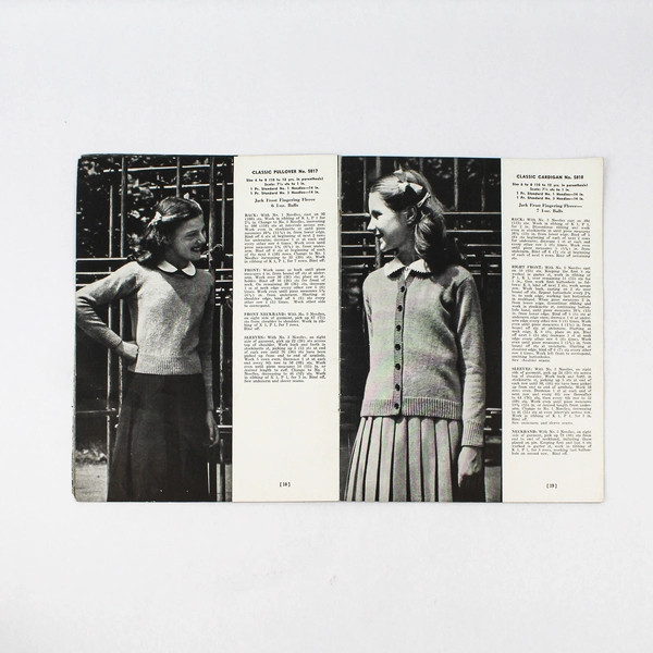 Lot Of 2 Jack Frost Knitting Pattern Books Volumes 54 & 58 1950s Paperback