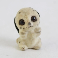 Vintage Josef Miniature Flocked Dalmatian Figurine 1.5 Inch