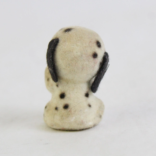 Vintage Josef Miniature Flocked Dalmatian Figurine 1.5 Inch