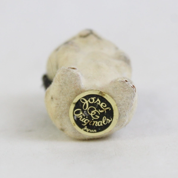 Vintage Josef Miniature Flocked Dalmatian Figurine 1.5 Inch