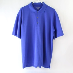 Jack Nicklaus Men's Purple Polo Shirt Size L 100% Polyester - Good Condition