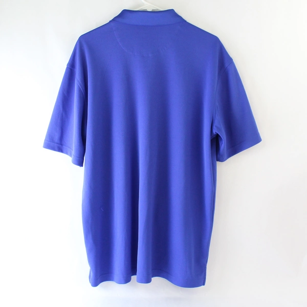 Jack Nicklaus Men's Purple Polo Shirt Size L 100% Polyester - Good Condition