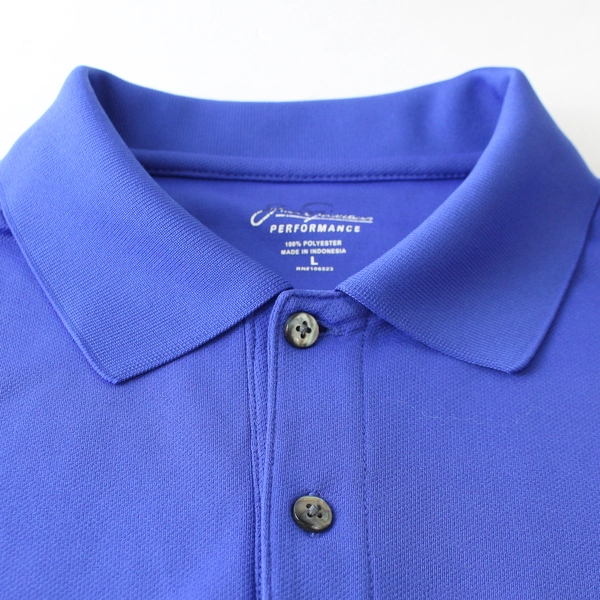 Jack Nicklaus Men's Purple Polo Shirt Size L 100% Polyester - Good Condition