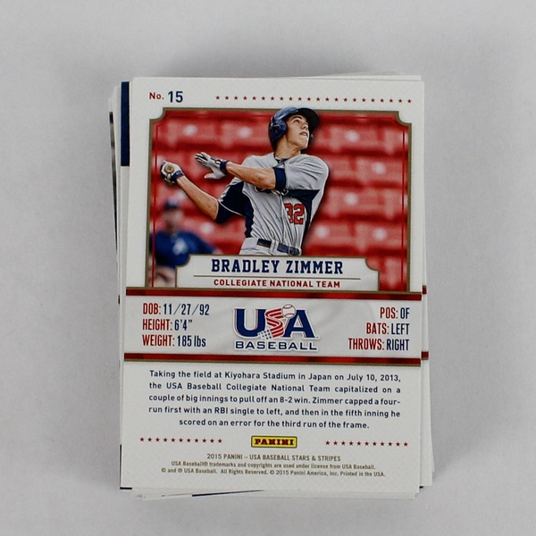 Lot of 32 Panini USA Baseball Stars & Stripes 2015
